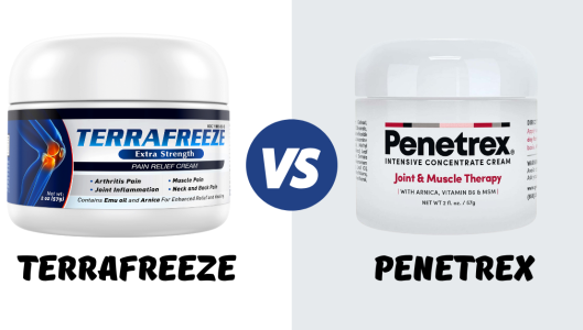 penetrex vs terrafreeze pain relief cream
